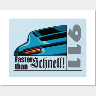 Faster than Schnell! Posters and Art